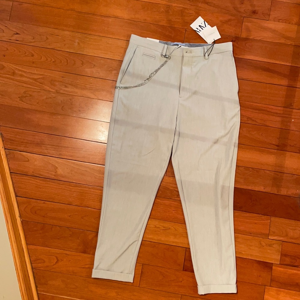 Zara Gray Suit Pants